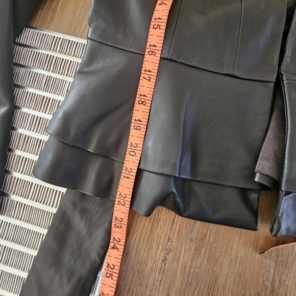 Gorgeous GILI Faux Leather Peplum Jacket - Picture 10 of 10